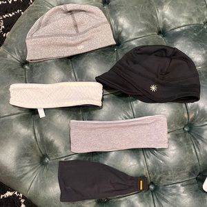 Cold weather running hats and ear bands